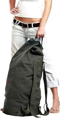 NEU Canvas Seesack Rucksack 50Liter für Outdoor Camping Angeln Zelten See Urlaub