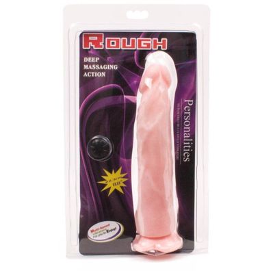 Rough Vibrator mit Saugnapf Flesh