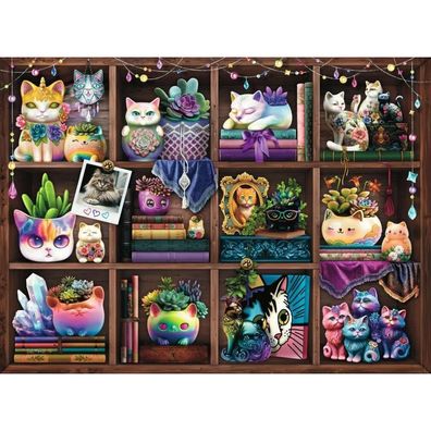 Ravensburger Puzzle-Blöcke und Sukkulenten 500 Teile