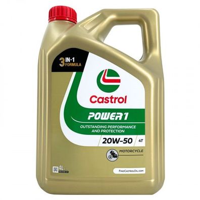 Castrol Power 1 4T 20W-50 4 Liter