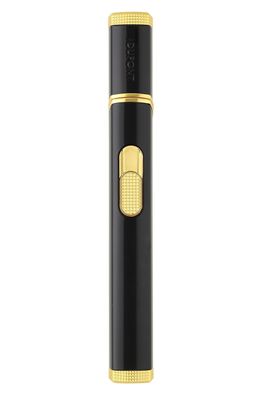 S.T. Dupont Fackelfeuerzeug Schwarz/Goldfarben 029002