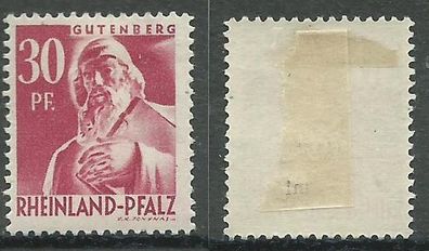 Französische Zone - Rheinland-Pfalz postfrisch mit Falz Michel-Nummer 9