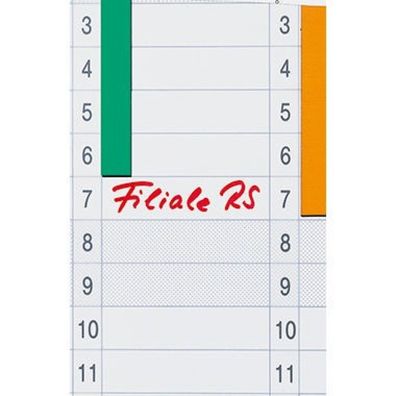 Franken Datumsstreifen DS703A 14x42cm 1- Maße: 14 x 42 cm (B x H)
