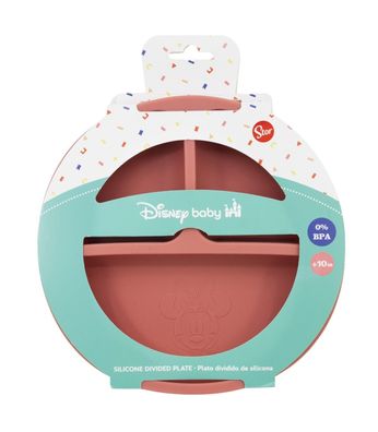 Disney Minnie Mouse Kinder Essteller mit 3 Bereichen für Alltag und Hochstuhl