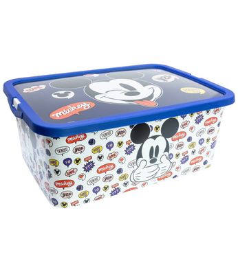 Disney Mickey Mouse Aufbewahrungsbox 13 l Kinderzimmer Box für Spielzeug