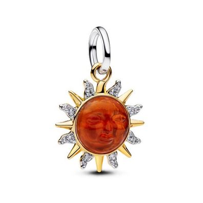 Bead - bicolor - Wirbelnde Sonne Bicolor Charm