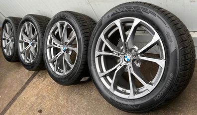 4x Original BMW 3er G20 G21 4er G22 G23 17 Zoll Winterräder V Speiche 776 DOT23 6-7mm