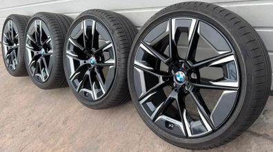 4x Orig BMW 5er G30 G31 20 Zoll Sommerräder Aerodynamik 1001i 6895212 6895213 Runflat