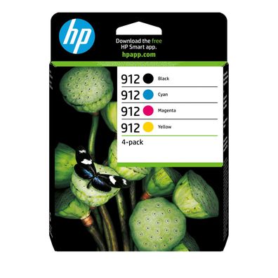 HP Tinte 912 6ZC74AE Multipack (BK/C/M/Y)
