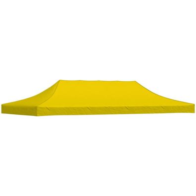 vidaXL Partyzelt-Dach 6x3 m Gelb 270 g/m²