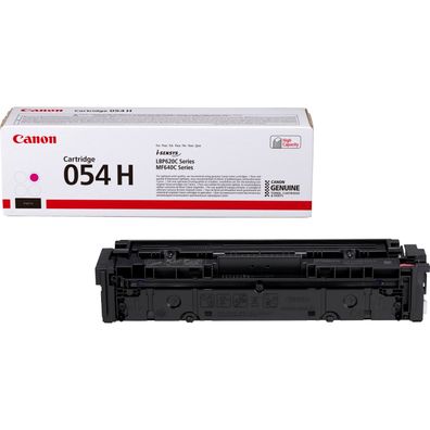 Canon 054 H High Yield Toner-Cartridge, Magenta