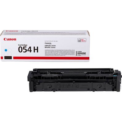 Canon 054 H High Yield Toner-Cartridge, Cyan