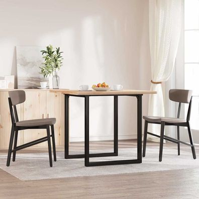 vidaXL Esstisch-Gestell in O-Form 60x60x73 cm Stahl