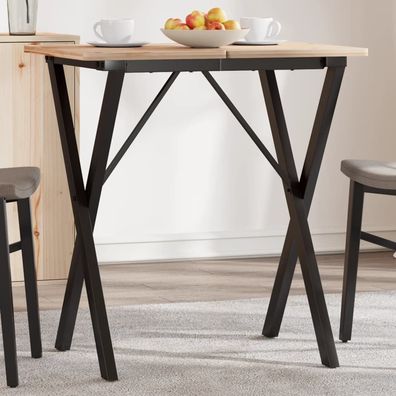 vidaXL Esstisch-Gestell in X-Form 50x40x73 cm Stahl