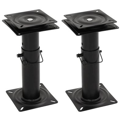 vidaXL Bootssitz-Podeste 2 Stk. 360° Drehbar Einstellbar Stahl