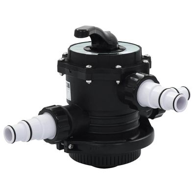 vidaXL Mehrwegeventil für Sandfilter ABS 1,5 " 6-Wege