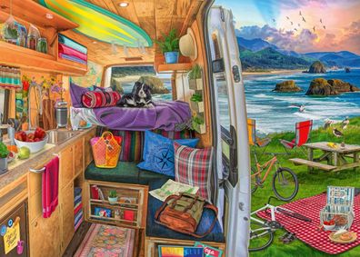 Beim Camping