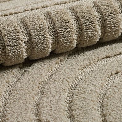 Hochflor Teppich ART Beige