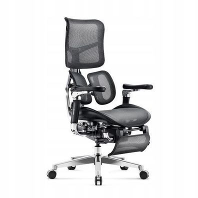 Diablo Brave V-Kinetic Bürostuhl Ergonomisch Schreibtischstuhl Chefsessel Fußstütze