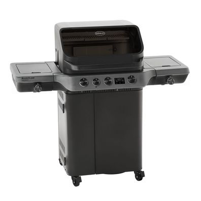 Rösle Gasgrill Blazeflame Master 3 Schwarz mit Primezone, Backburner und Seitenbrenn