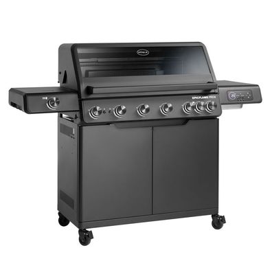 Rösle Gasgrill Epicflame PRO 6 Schwarz mit Primezone und Backburner 251166