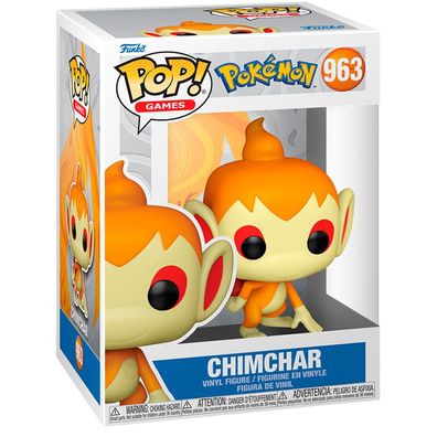 Funko 70925 Pop! Games Pokemon Chimchar Ouisticram Panflam #963 Sammelfigur