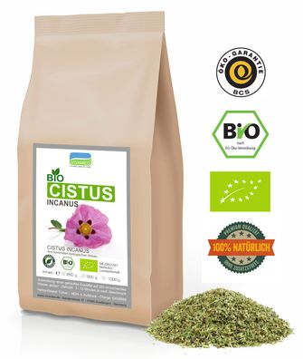 Bio Cistus Incanus • Zistrose Zistrosenkraut geschnitten • Bio Qualität