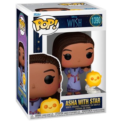 Funko 72420 - Pop! Disney - Wish Asha with Star #1390 Sammelfigur Collect