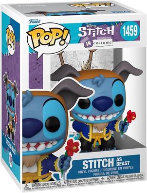 Funko 75162 Pop! Stitch in Costume Stitch as Beast #1459 Sammelfigur Collect