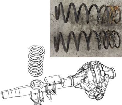 Spiralfeder paar hinten RAM 1500 DT (Gebraucht)
