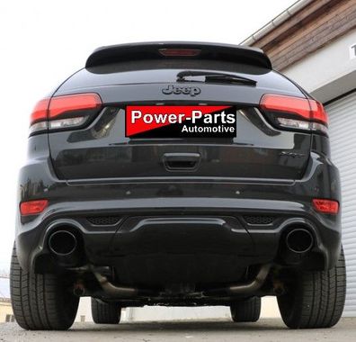 Sportschalldämpfer 129x106mm black Grand Cherokee SRT 6,4L WK Bj:14-21 (mit EG