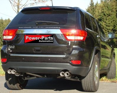 Sportschalldämpfer 2x80mm Grand Cherokee WK 3.6L Bj:11-21 (mit EG Genehmigung)