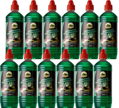12L Brennpaste Gel Anzündpaste Brenngel für Grill Tischkamin Fondue Anzünder