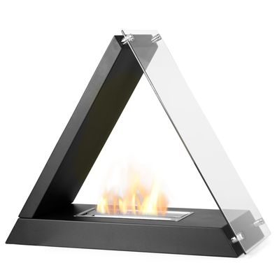 Moritz Bio Ethanol Standkamin 72 x 62 x 30 cm schwarz Tischkamin Kaminofen