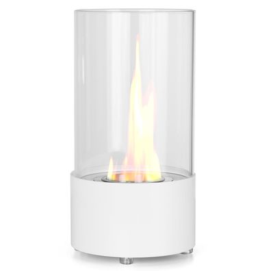 Moritz Ethanol Tischkamin 30 x 15 x 15 cm weiß Tischfeuer 300ml Edelstahldose