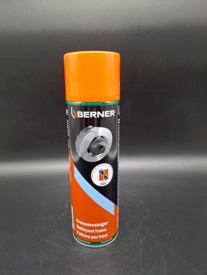 1x Berner Bremsenreiniger 500ml für Bremsen , Getriebe, Motorteile