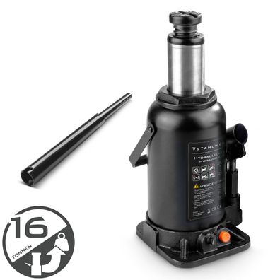 Stahlwerk Hydraulikheber 16 T 225-445 mm Hub Stempelwagenheber Autoheber Wagenheber