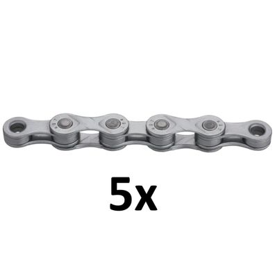 KMC Kette e9 EPT, 9-fach, 136 Glieder, dark silver, VE 5 Stück Werkstattpackung