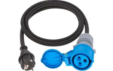 Adapterleitung Adapter Kabel CEE Kupplung Adapterkabel 1,5m 204758b2 NEU