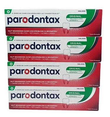 parodontax Original Zahnpasta 4x75 ml