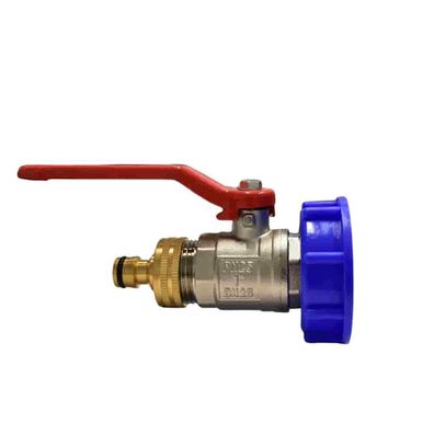 IBC S60 Adapter 1" IG + Kugelhahn + Steckkupplung Set