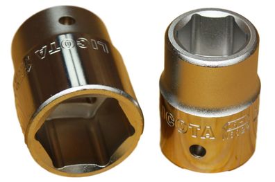 1/2 Zoll Stecknuss CR-V 6-Kant mit Schlüsselweite 32-44 mm