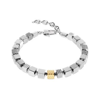 Armband - Edelstahl - Edelstahl Cubes
