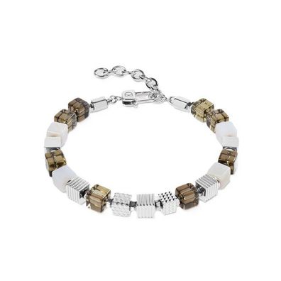 Armband - Edelstahl - Onyx Graphic Cubes