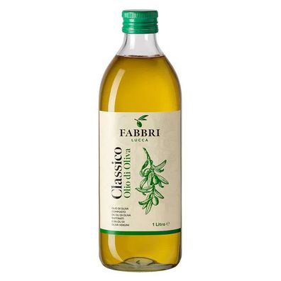 Fabbri Lucca Valdoro Olivenöl 2x 1 Liter raffiniertes natives Öl Italien Toskana