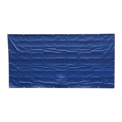 10 Stück Bauzaunplane blau 160g/m² PE 1,76x3,41m Sichtschutz