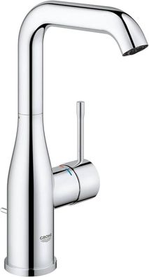 GROHE Essence - Einhand- Waschtischarmatur (wassersparend, L-Size, Einlochmontage)