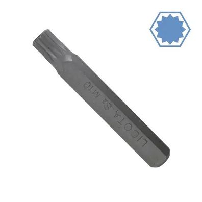 Spline Bit M6 Vielzahn 10mm Hex Bit aus S2 Stahl
