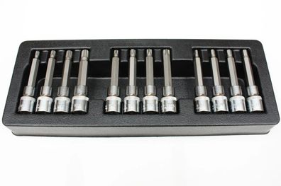 12-teiliges Stecknuss Set aus S2-Werkzeugstahl