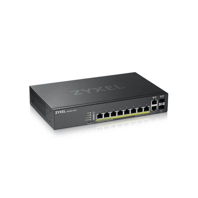 Zyxel GS2220-10HP - Switch - managed - 8 x 10/100/1000 (PoE+) + 2 x Kombi-Gigabit-SFP